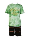 Green tie-dye boys' mako set